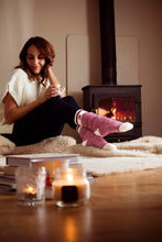Load image into Gallery viewer, Women's Cream Block Twist Socks