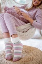 Load image into Gallery viewer, Women's Rib Cuff Sleep Socks