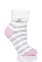 Load image into Gallery viewer, Women's Feather Cuff Sleep Socks
